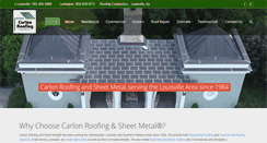 Desktop Screenshot of carlonroofs.com